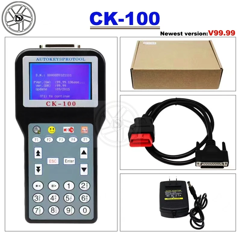 

Newest Popular Generation CK-100 V99.99 Universal Auto Key Programmer CK100 With Multi-language transponder CK 100 V99.99