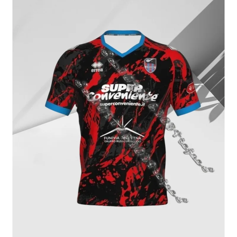 

Summer New Trend 2025 Catania Club Men's and Women's Quick-drying Breathable Flexible Comfortable Sweat-absorbing T-shirt
