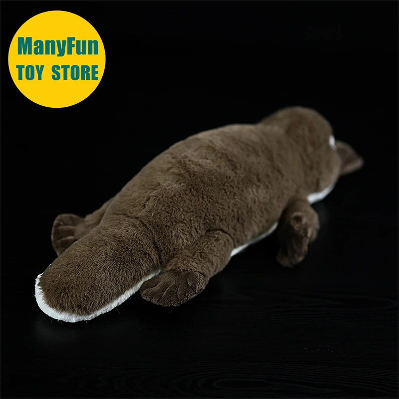 Platypus Plush Toy Realistic Duck-billed Platypus Plushie Lifelike Platypus Stuffed Animal Simulation Doll Toy Gift