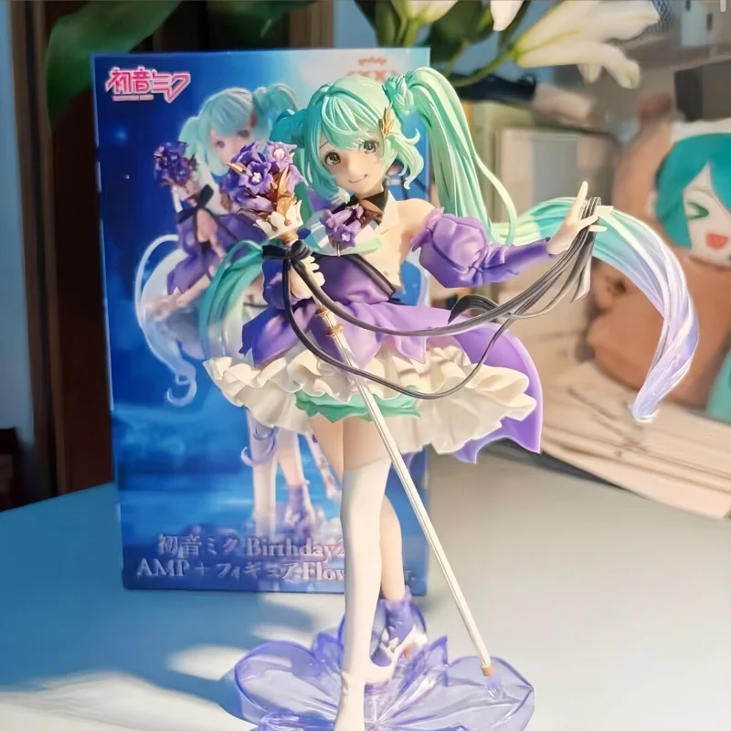 

Новинка в наличии, оригинальная фигурка Taito Vocaloid Hatsune Miku, коллекция 22 см, аниме Kawaii, модель куклы, коллекционные игрушки
