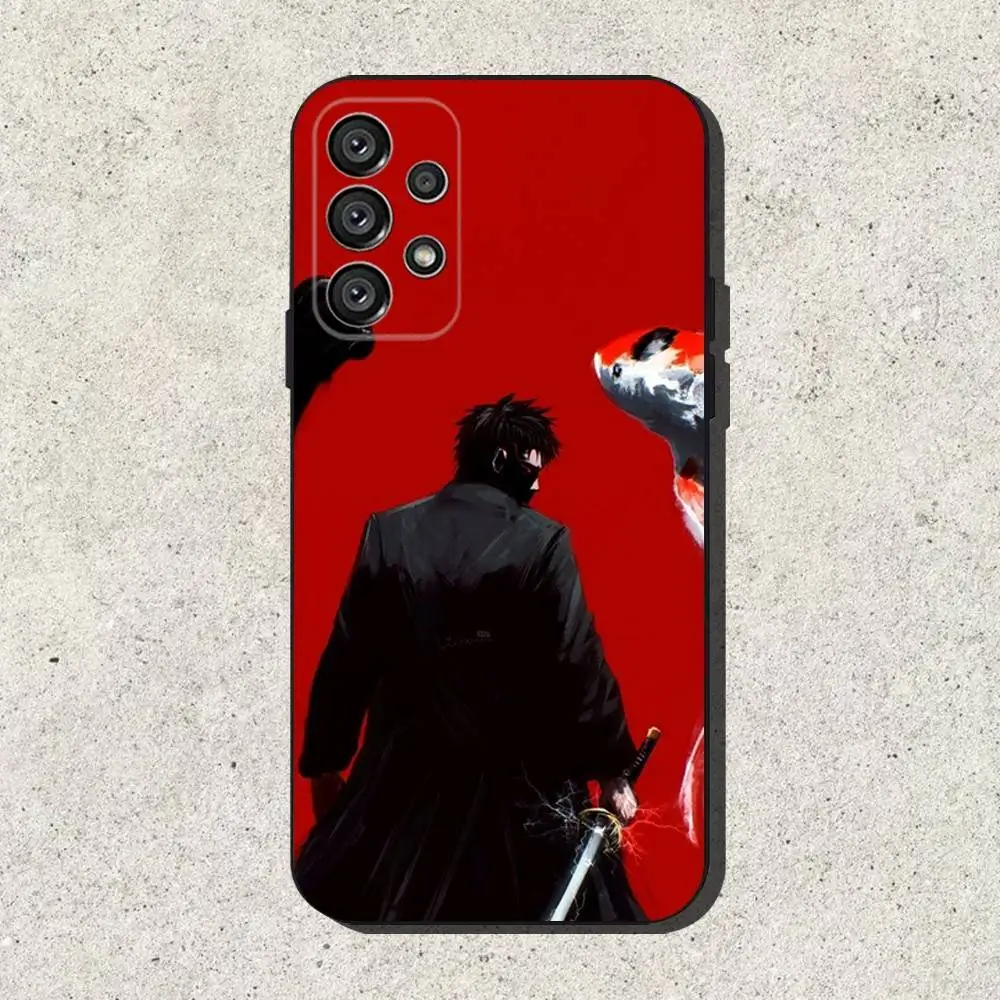 Чехол для телефона Kagurabachi для Samsung S25, S24, S21, S22, S23, S30, Ultra, S20, Plus, Fe, Lite, Note, 10,9,5G, черный чехол