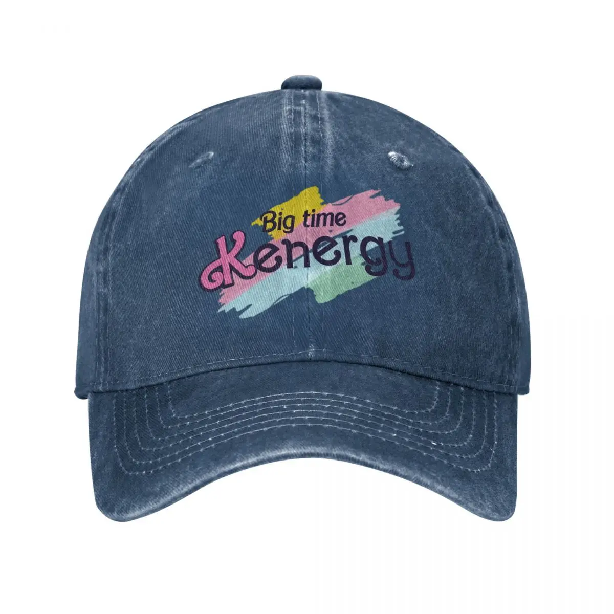 Big Time Kenergy Merch Men Women Hat I am Kenough Distressed Washed Hats Cap Classic Outdoor All Seasons Travel Gift Dad Hat