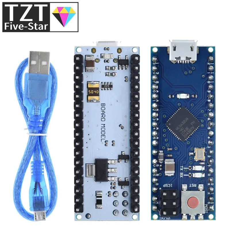 Плата расширения ATmega32u4 5 в 16 МГц, модуль для Arduino Micro, совместимый с R3 Nano, замена Pro Mini Microcontroller ONE