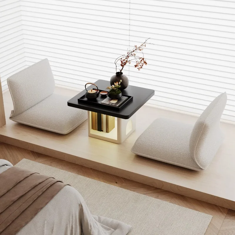 Japanese Bay Window Desk Minimalist Window-Side Table Nordic Floor Desk Compact Tatami Table Modular