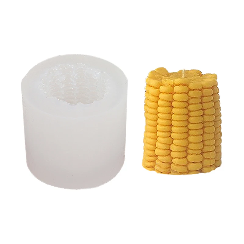 3d Corn Silicon Candle Mold New Chocolate Mold DIY Handmade Soap Mould Candle Molds for Candle Making