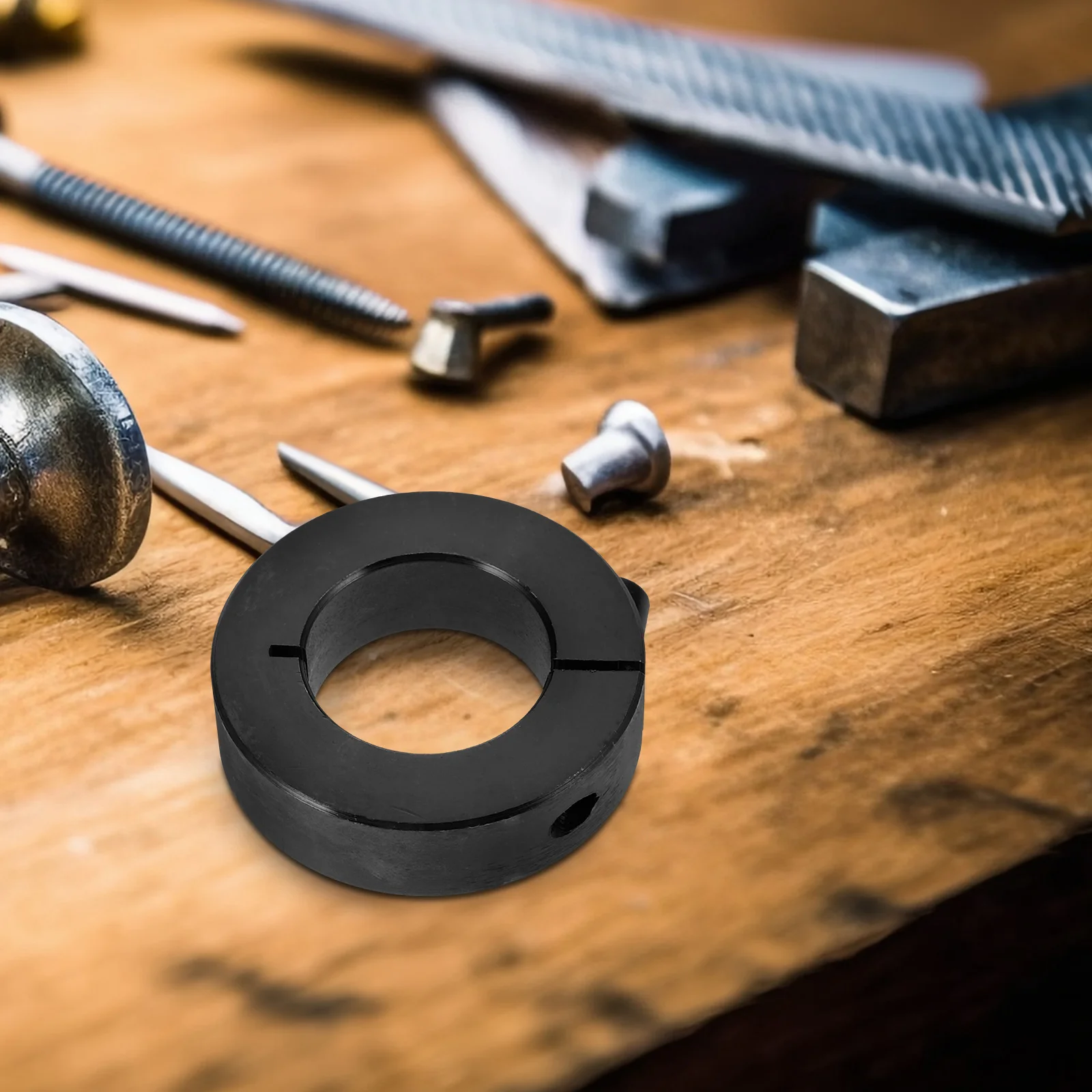 

1pcs Shaft Collar Steel Fixed Ring Clamping Collar for Machine Tools Drive Shafts Equipment Automotive Industry Bearings