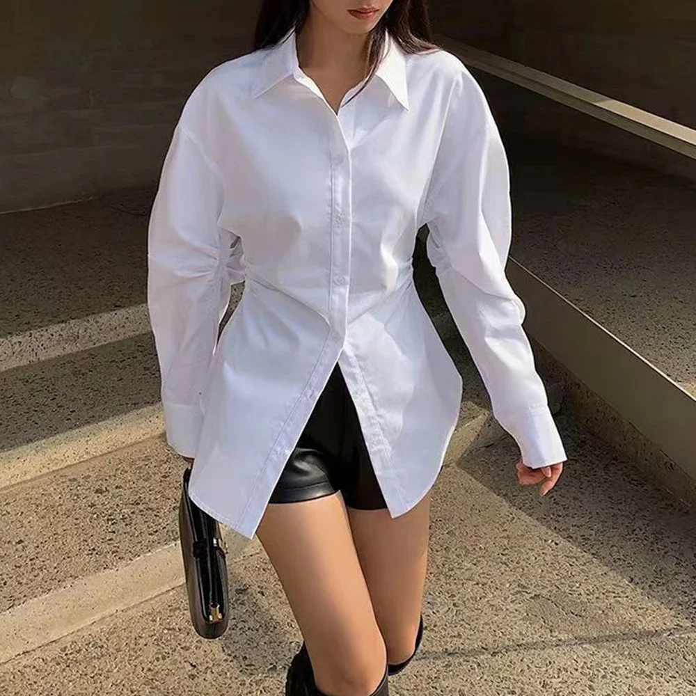 Women's Autumn Blouse Fashion Comfortable Shirt Collar Long Sleeve Bowknot Business Blouse