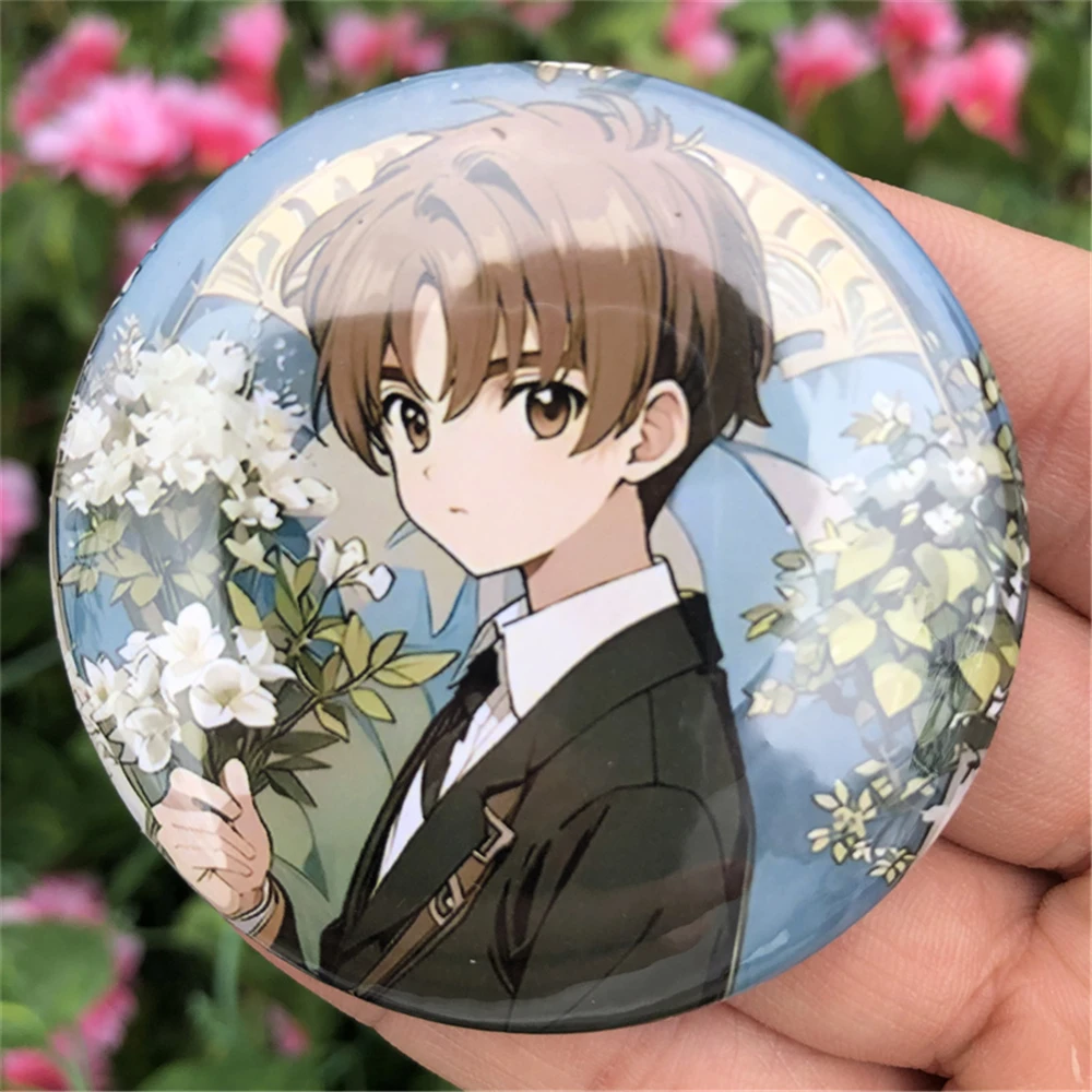 Anime Card Captor Sakura LI SYAORAN DAIDOUJI TOMOYO Cosplay Costume Accessories Brooch Pin Cartoon Badge Backpack Pendant