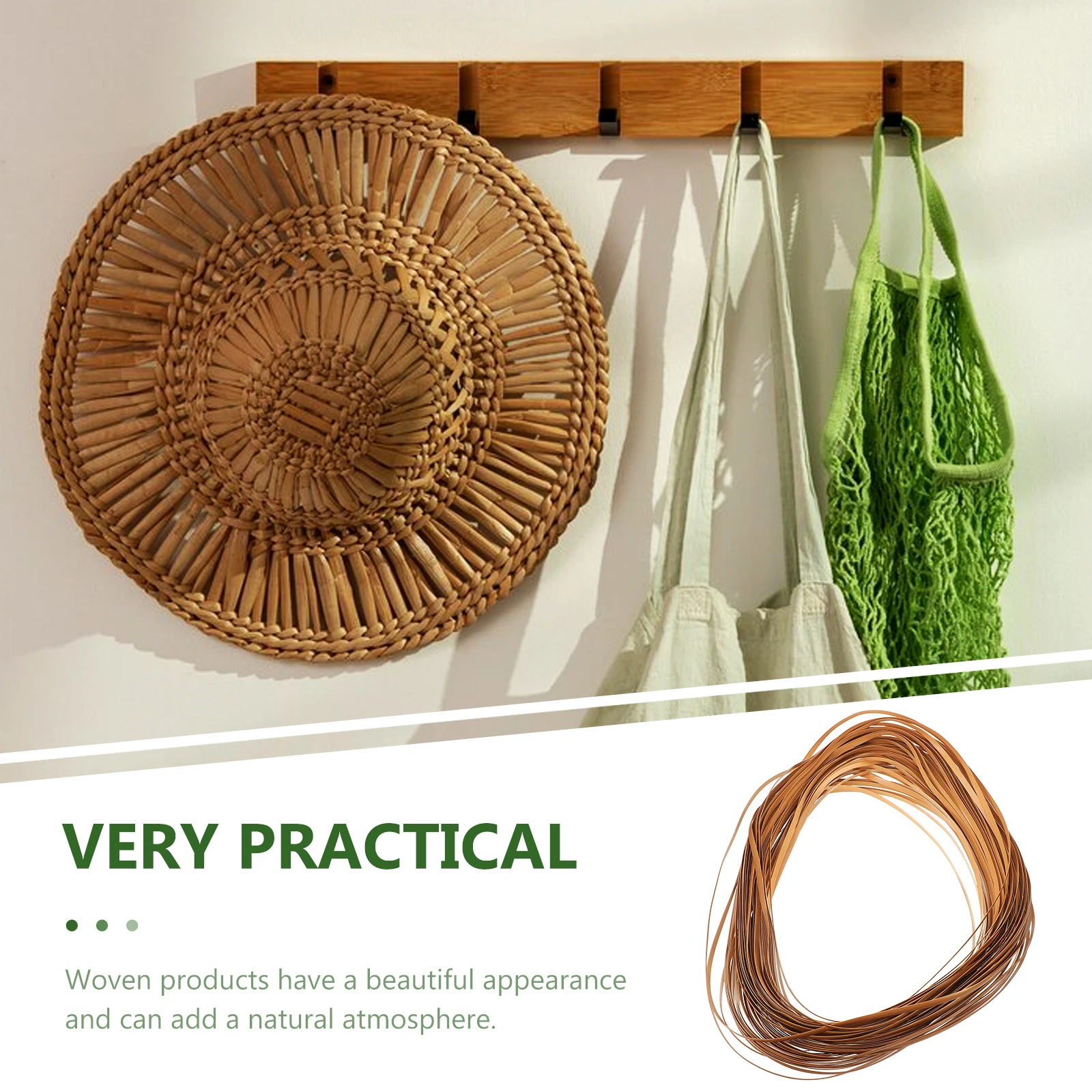 

1 -Friendly Plastic Rattan Diy Woven niture Material Durable Cabinet Ornament Strips For Crafts Fake Cane Repair Kit