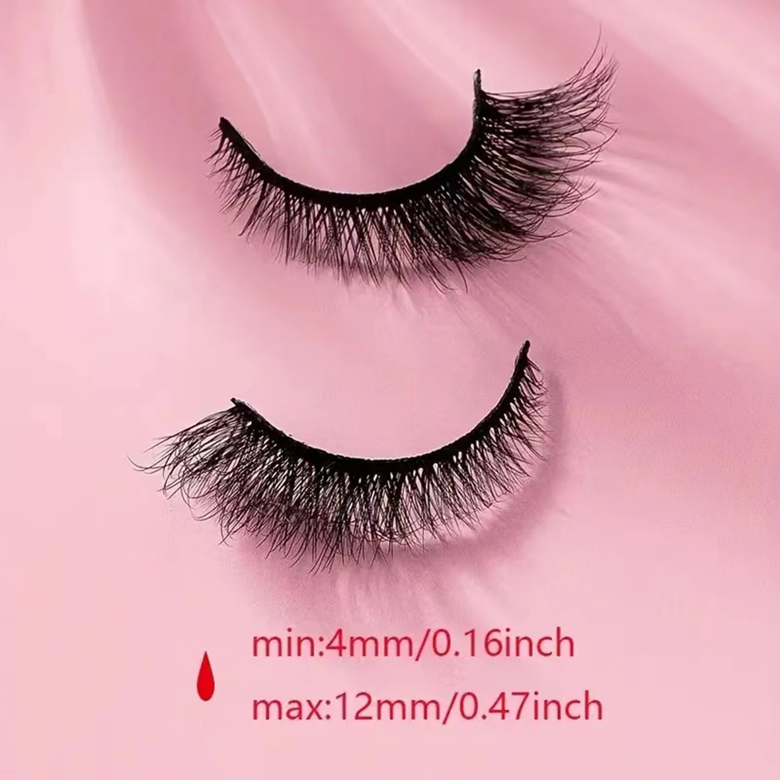 Curling up Volume ciglia finte soffici ciglia finte Fox Eye ciglia sottili perfette per le ragazze Night Out Eye Makeup