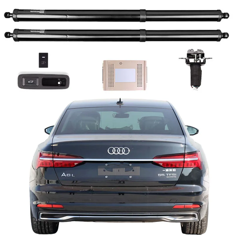 

Модификация электрической задней двери для Audi A6L 2012-2025, включая комплект обновления электрической задней двери для автоматического подъема и низкого уровня