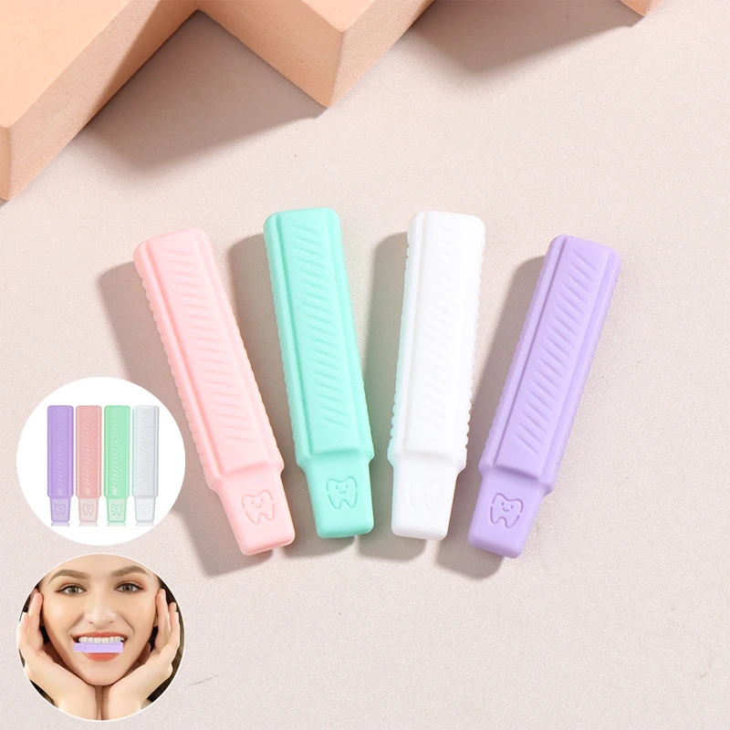 1pcs Aligner Chewies Silicone Teeth Stick Bite Tooth Chew Aligner Chompers Invisable Braces Aligners Random Color Flavor