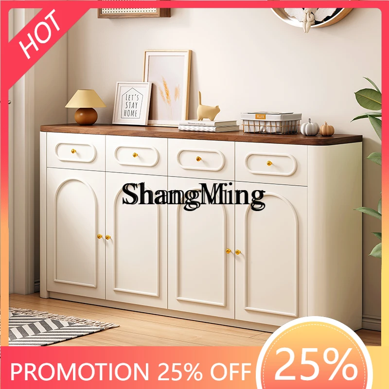 

SM household medieval style shoe cabinet door storage porch cabinet home storage foyer partition household