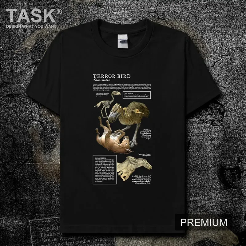 

Extinct Species Phorusrhacidae Animal Natural Science Creative T-Shirt Cotton O-Neck Short Sleeve Unisex T Shirt New Size S-3XL