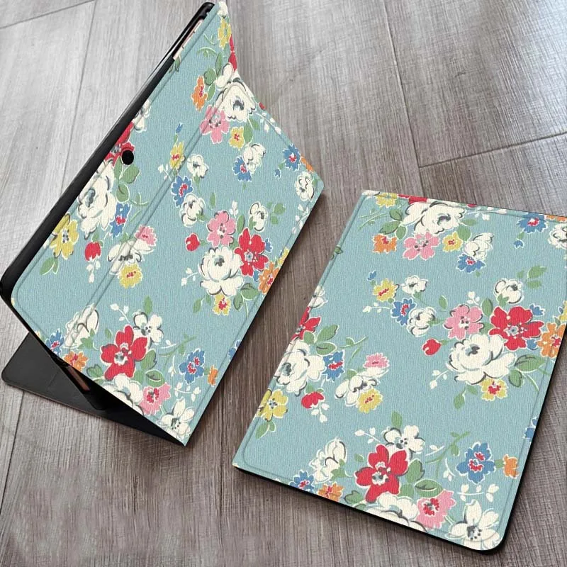 

Cartoon White Daisy Purple Case For OPPO Realme Pad Air X 10.36 11 Inch Tablet