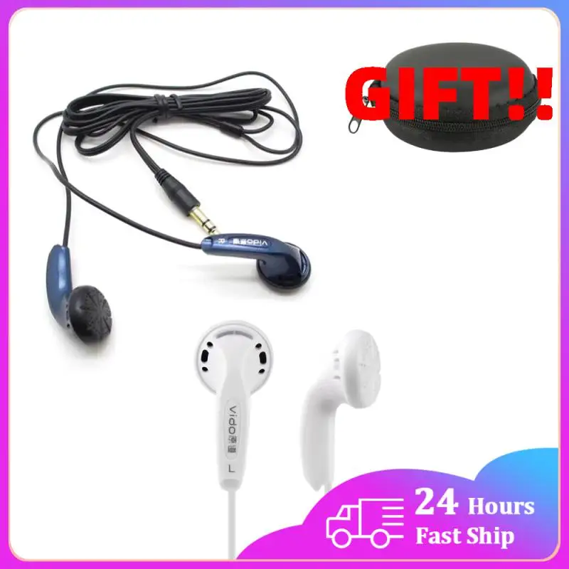 New Vido 3.5mm Wired Earphones Universal In-ear Headphones Soundtrack Subwoofer Stereo Headset Noise Cancelling Earbuds