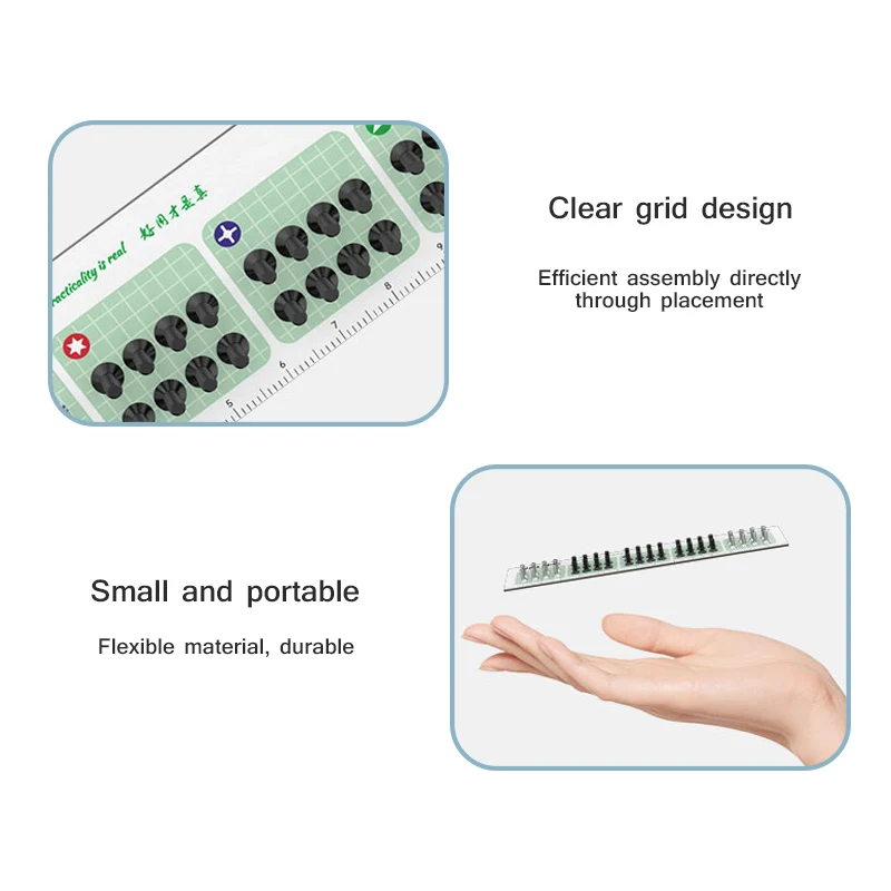 RELIFE RL-091 Screws Storage Pad Strong Magnetic Absorption Storage Partitioned Screw Storage Phone Repair Pad