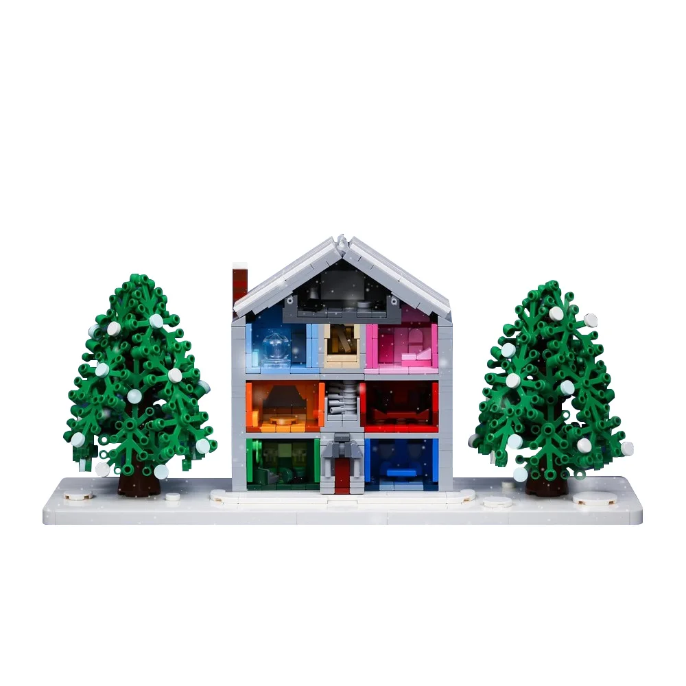 

MOC Taylored Love House Bricks Model Music MV Love Fearless Evermore Apartment Villa Building Blocks Toys Valentine's Day Gifts