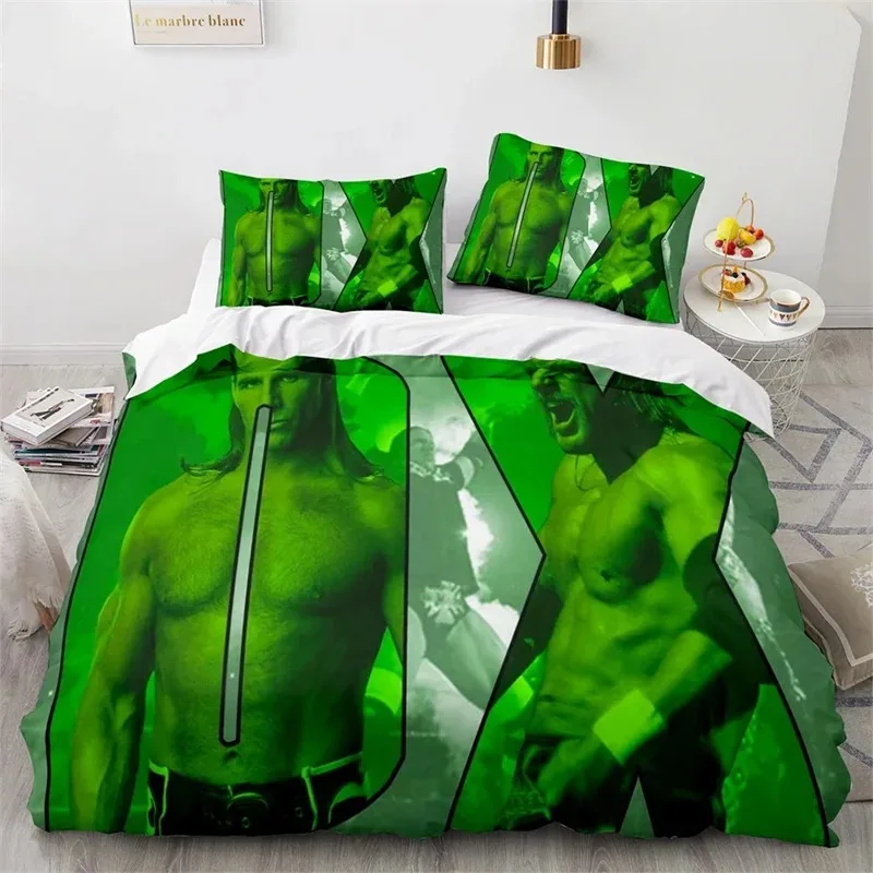 WWE EAW Bedding Set Single Twin Full Queen King Size Wrestling Game Bed Set Aldult Kid Bedroom Duvetcover Sets 3D Print