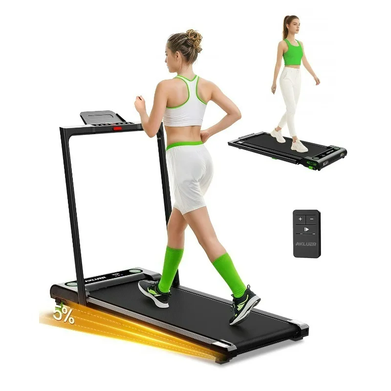 

2 In 1 Foldable Treadmill With Led Screen Electric Walking Pad For Home Gym Daily Fitness Simple Operation Practical