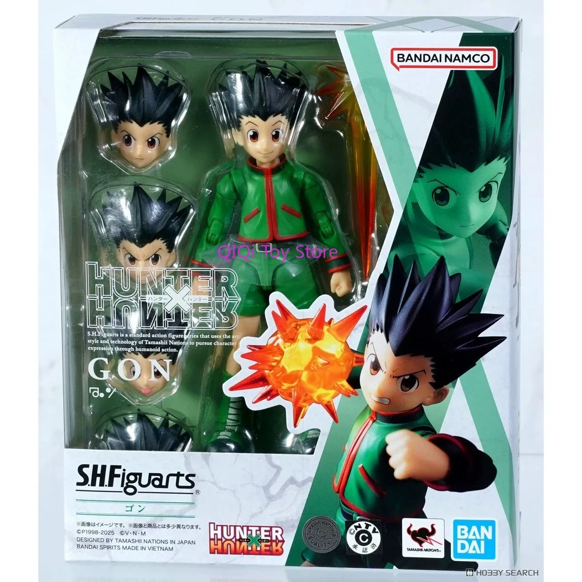 

In stock, Bandai SHF, full-time hunter, HUNTER, Xiaojie, Fulix, GON, hands-on