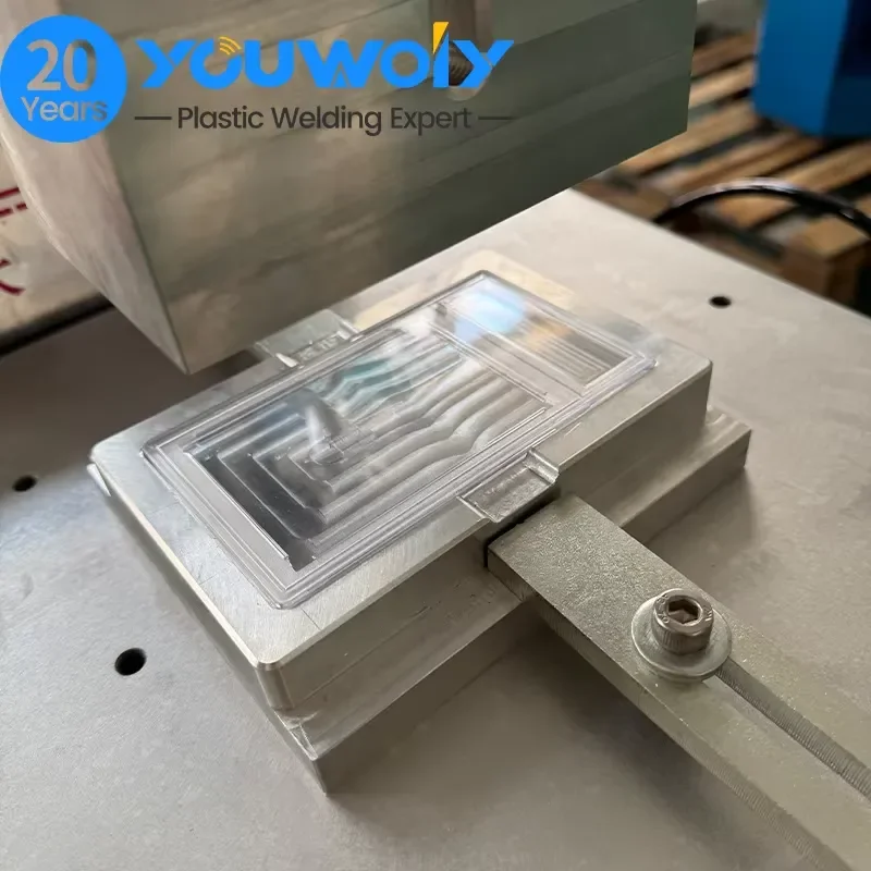 Professional Original Factory 15KHZ Ultrasonic Plastic Welding Machine USA Europe for PSA Frosted Clear Sportsman Card Slab