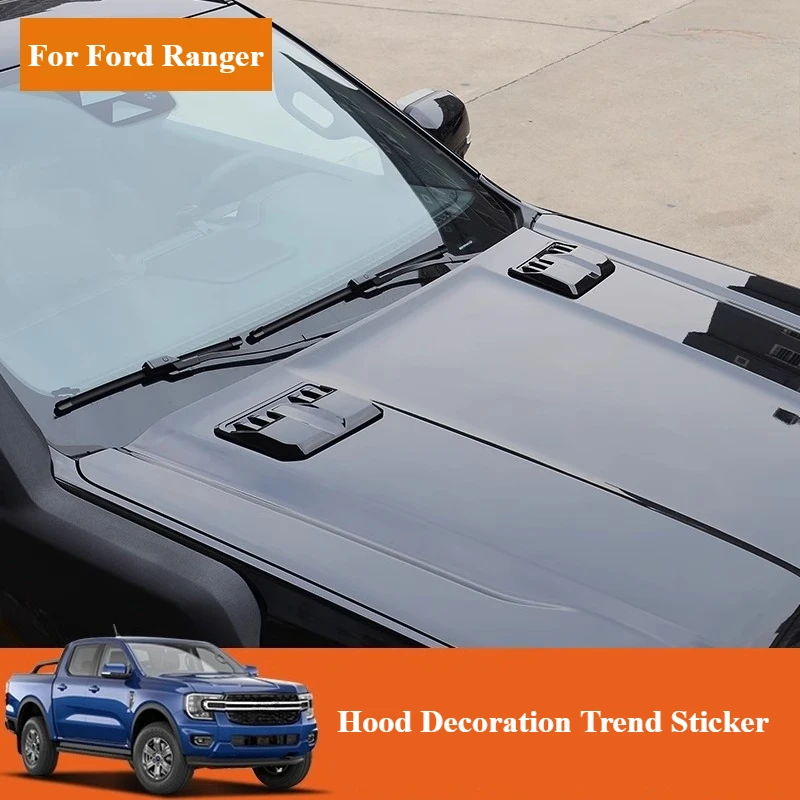 

For Ford Ranger Hood Decoration Trend Sticker Road Shaker Nose Hood Car Interior Decoration Suppliers Modification Accessories