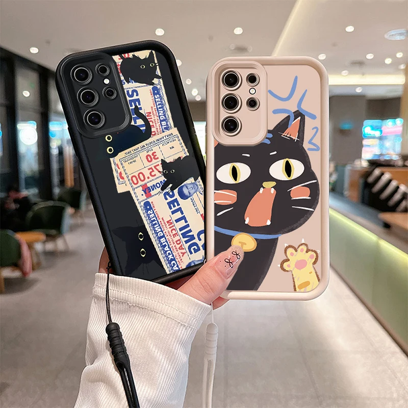 

Doodle Angry Cat For OPPO Realme GT6 3 13 12 11 9 8 C75 C67 C65 C63 C55 C53 C35 C33 C31 C30 C21 C20 C15 Phone Case