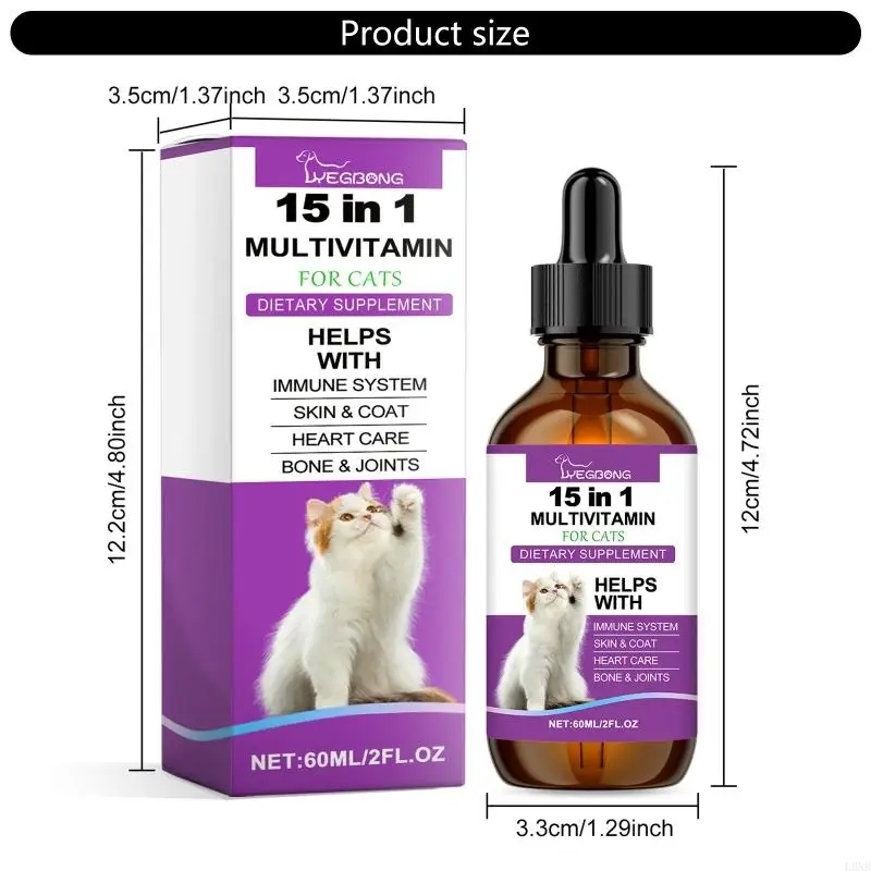 L9NB Anxiety Reliefs Dog Healths Drop Nutritional Additives Essential Mineral for Cats