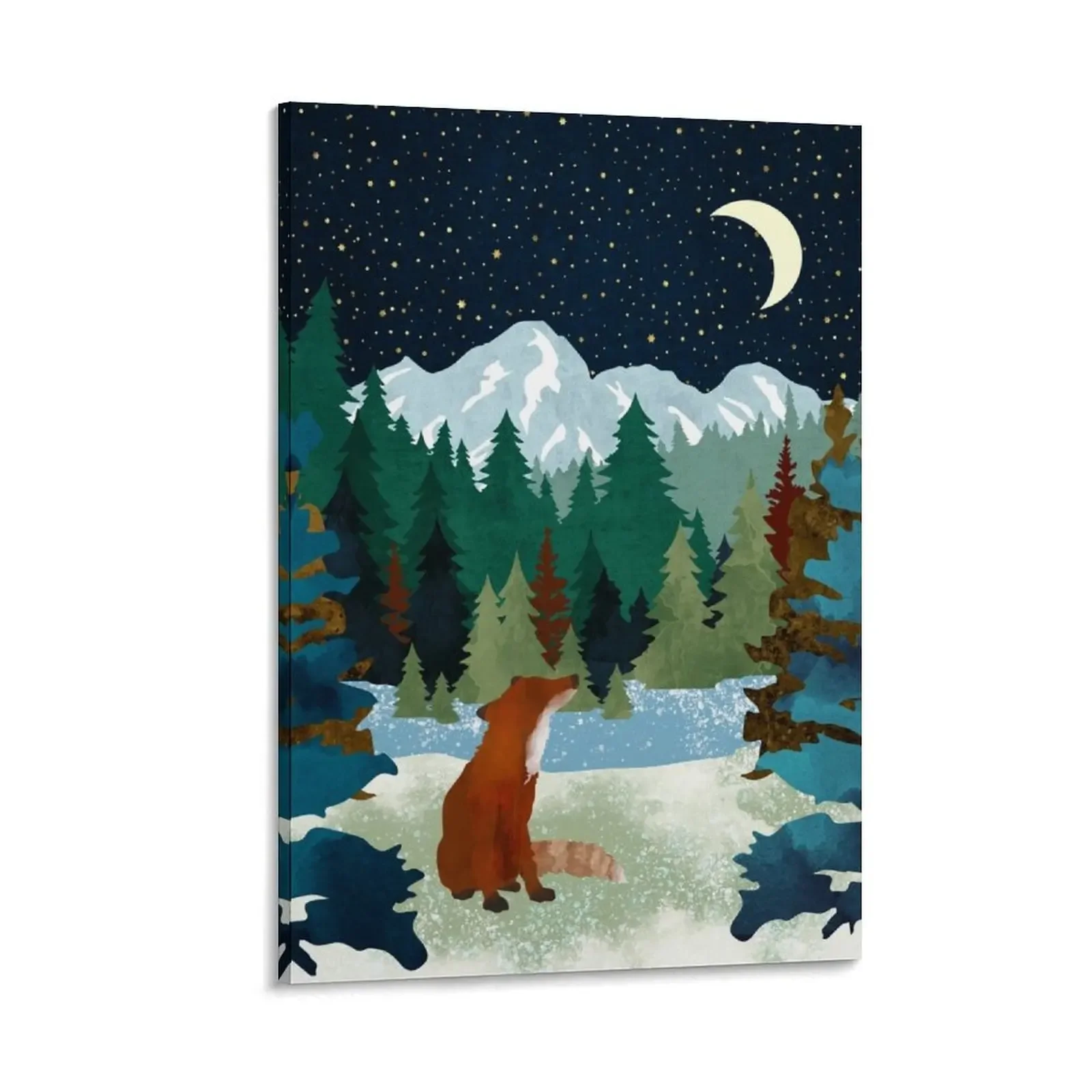 

Winter Fox Vista Canvas Painting Decoration wall fashion wall paintings