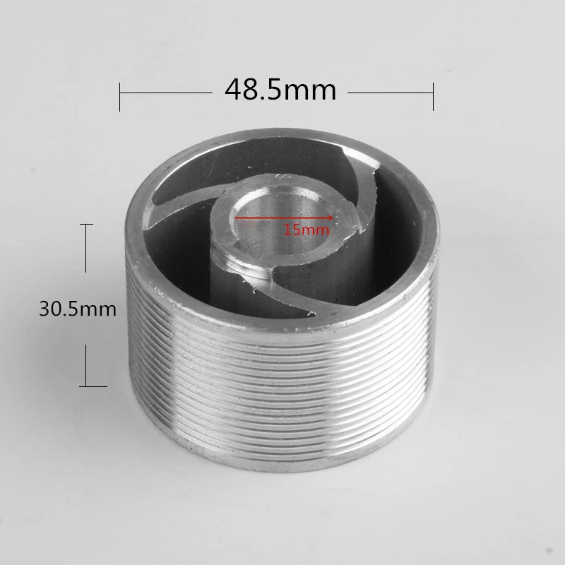 1Pcs 255 Aluminum sawing machine Belt pulley Motor motor pulley Material Aluminum Dia 49mm Power Tool Accessories