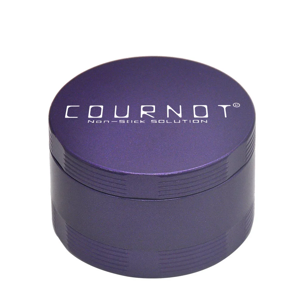 COURNOT New Aluminum Alloy Herb Grinder With Sharp Diamond Teeth Grinders For Smoking Handle Herbal Miller Smoking Accessories