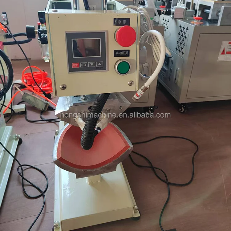 Pneumatic Cap Front Panel Molding Machine Automatic Baseball Cap Heat Press Shaping Machine