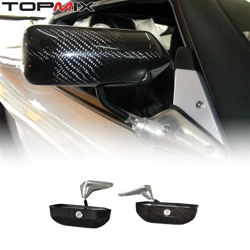 For Lotus Elise S2 S3 2001-2021 Racing Upgrade Carbon Fiber Side Mirror Covers Gloss/Matte Weave Lightweight Aftermarket