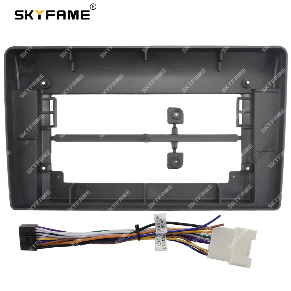 SKYFAME Car Frame Fascia Adapter Android Radio Dash Fitting Panel Kit For Mitsubishi Outlander Airtrek