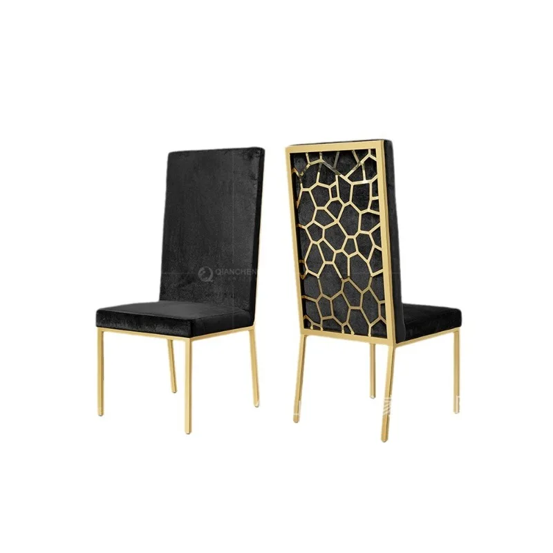

Light luxury dining High-end hotel wedding banquet Wedding Banquet hall Modern restaurant set Premium back chair