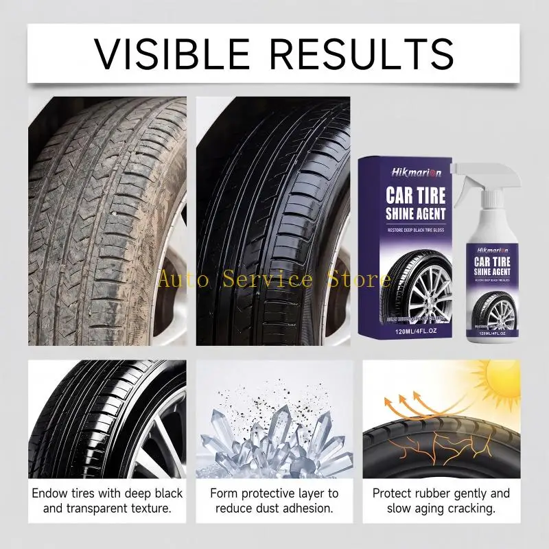 462A Quick Dry Tire Coating Sprayed Water Based Formula for Rubber and