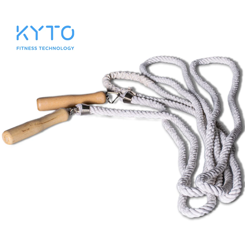 KYTO Group Jump Rope Multiplayer Rope Skipping Best Team Long Jump Rope for Kids and Adult Comfortable Wooden Handle for School