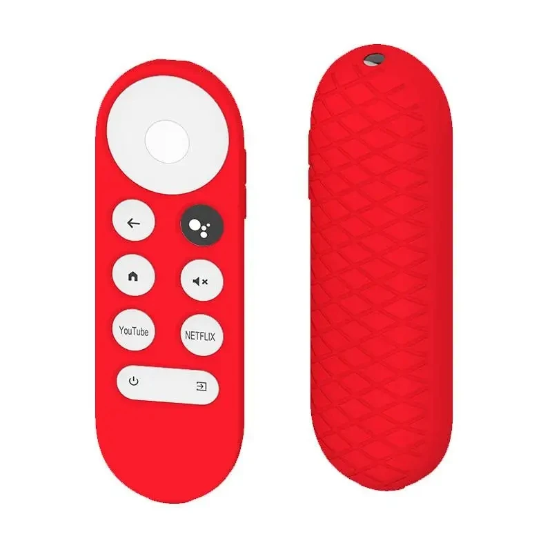 Siliconen beschermhoes voor 2020 Google Chromecast SmartTV Afstandsbediening Antislip Zacht Duurzaam Shockpro Beschermhoes Shell