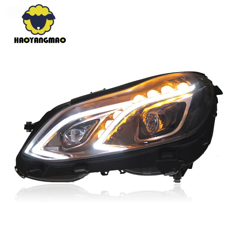 

Applicable to Applicable to10-15Mercedes-BenzEHeadlight Assembly ModificationW212Low RiseLEDDaytime Running Light Steering Lens