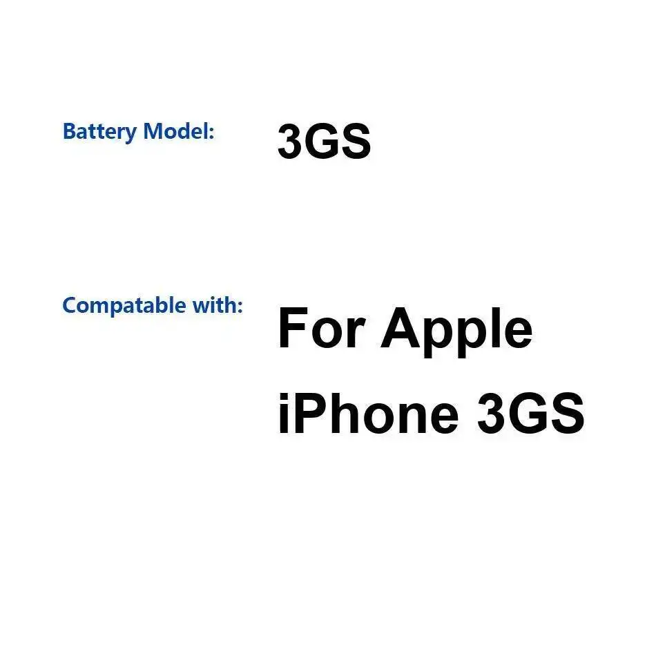 

Прочный аккумулятор для мобильного телефона Nan для Apple Iphone 3GS