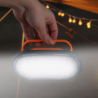 VOLODYMYR Outdoor Camping Solar Rechargeable Floodlight Portable Magnetic Stand BBQ Auto Repair Work Light Emergency Tube 50W