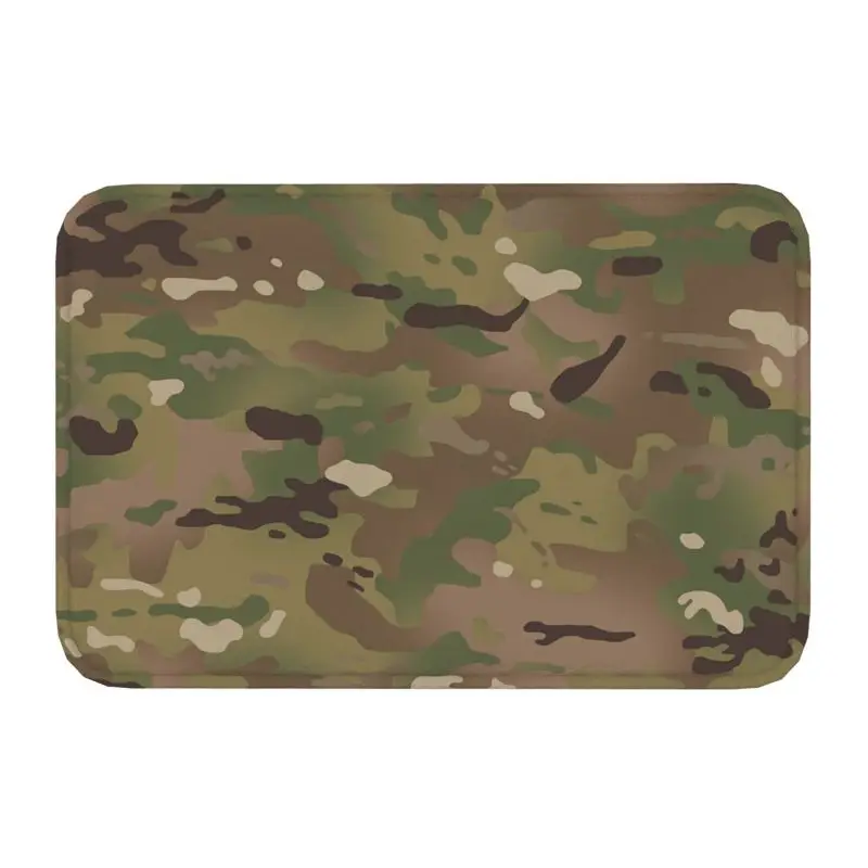 Military Camo Camouflage Army Front Floor Door Entrance Mat Outdoor Bathroom Kitchen Doormat Garage Carpet Rug