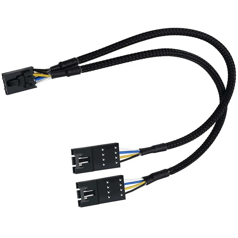 RGB Splitter For Corsair RGB HUB, Lighting Node Core And ICUE Commander CORE XT 4 Pin Male To Female Fan Extension Cable