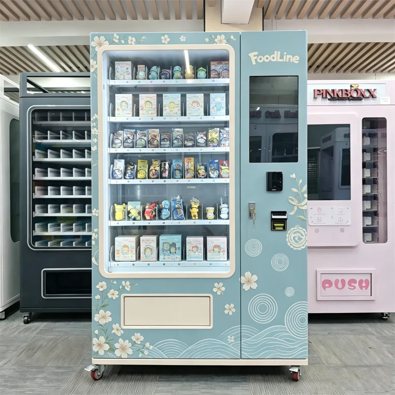 LED Light Blind Box Vending Machine 24 Hours Self-Service Mystery Surprise Toy Gift Vendor Commercial Touch Screen Customized