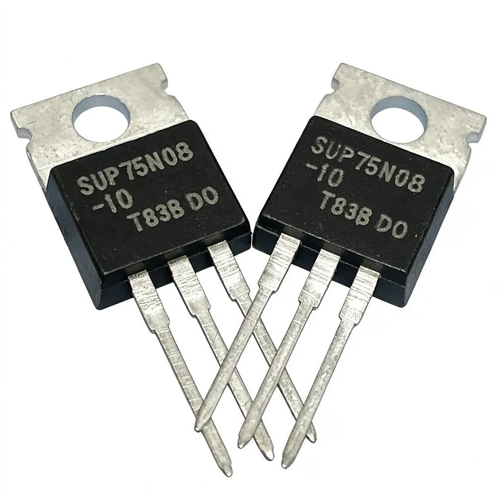 5PCS SUP75N08-10 800V 75A FDP5800 60V 80A MTP60N06 60A 60V IRF740B 400V 10A RU75N08R 75V 80A KA7805 5V 1A