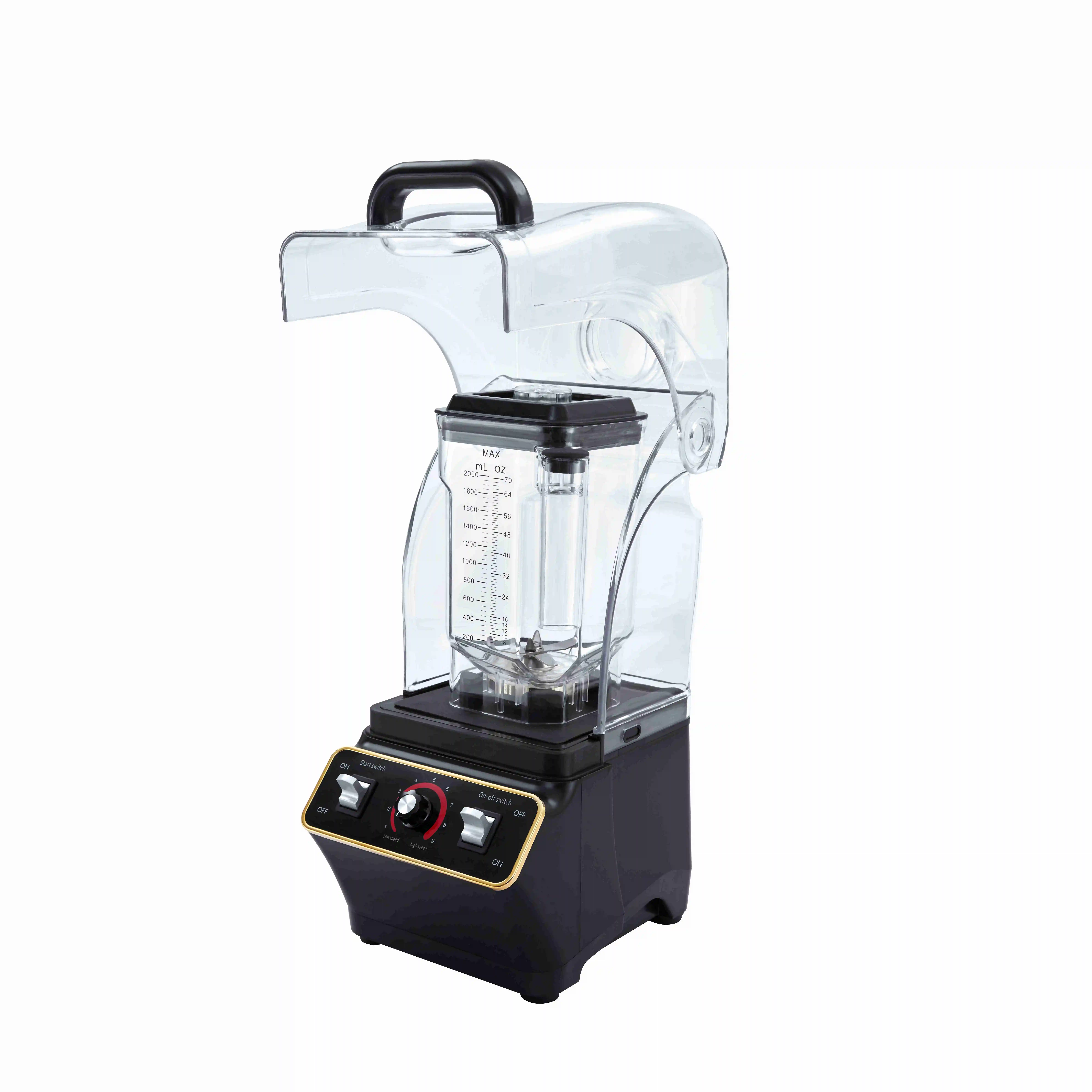 High Speed 2L Capacity Food Mixer Blender Smoothie Fruit Juicer Ice Breaker Low Noise