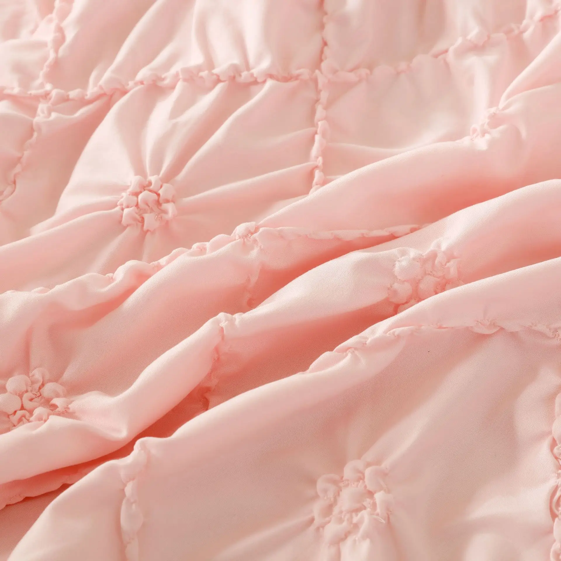 Korean Style Lace Trim Solid Color Pillowcase Cute Fresh Princess Girly Design Soft Aesthetic Pillow Cover for Bed Home Bedding