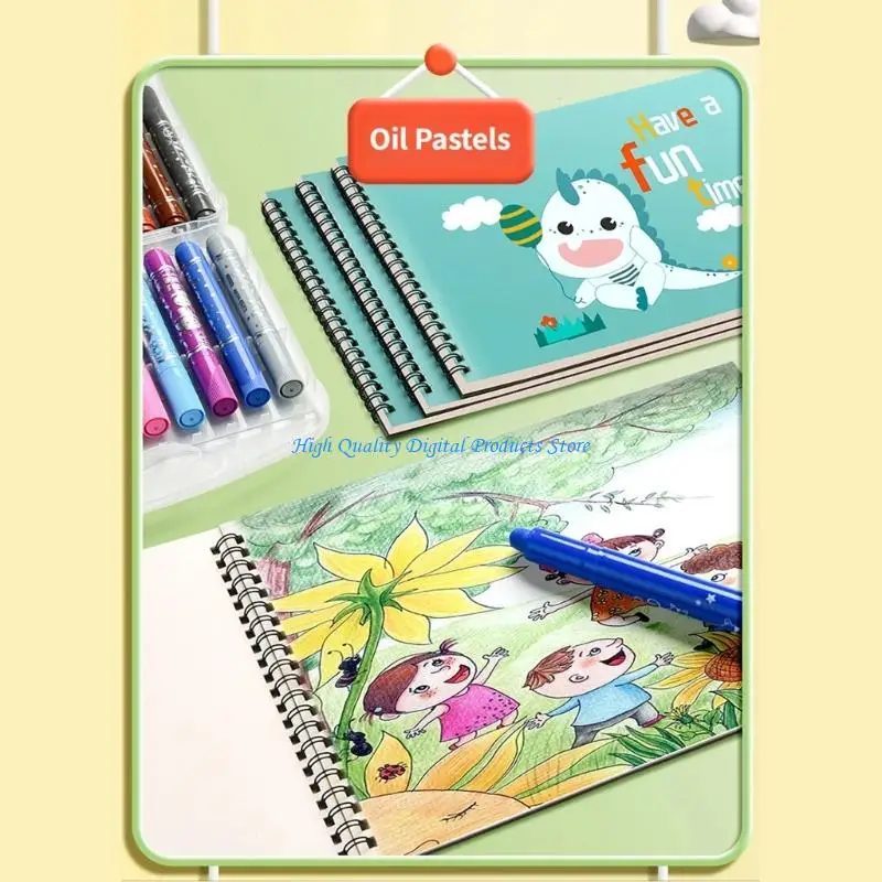 u2je-4-pezzi-libro-da-disegno-con-rilegatura-a-doppia-bobina-con-96-adesivi-per-cartoni-animati-60-pagine-ciascuno-notebook-da
