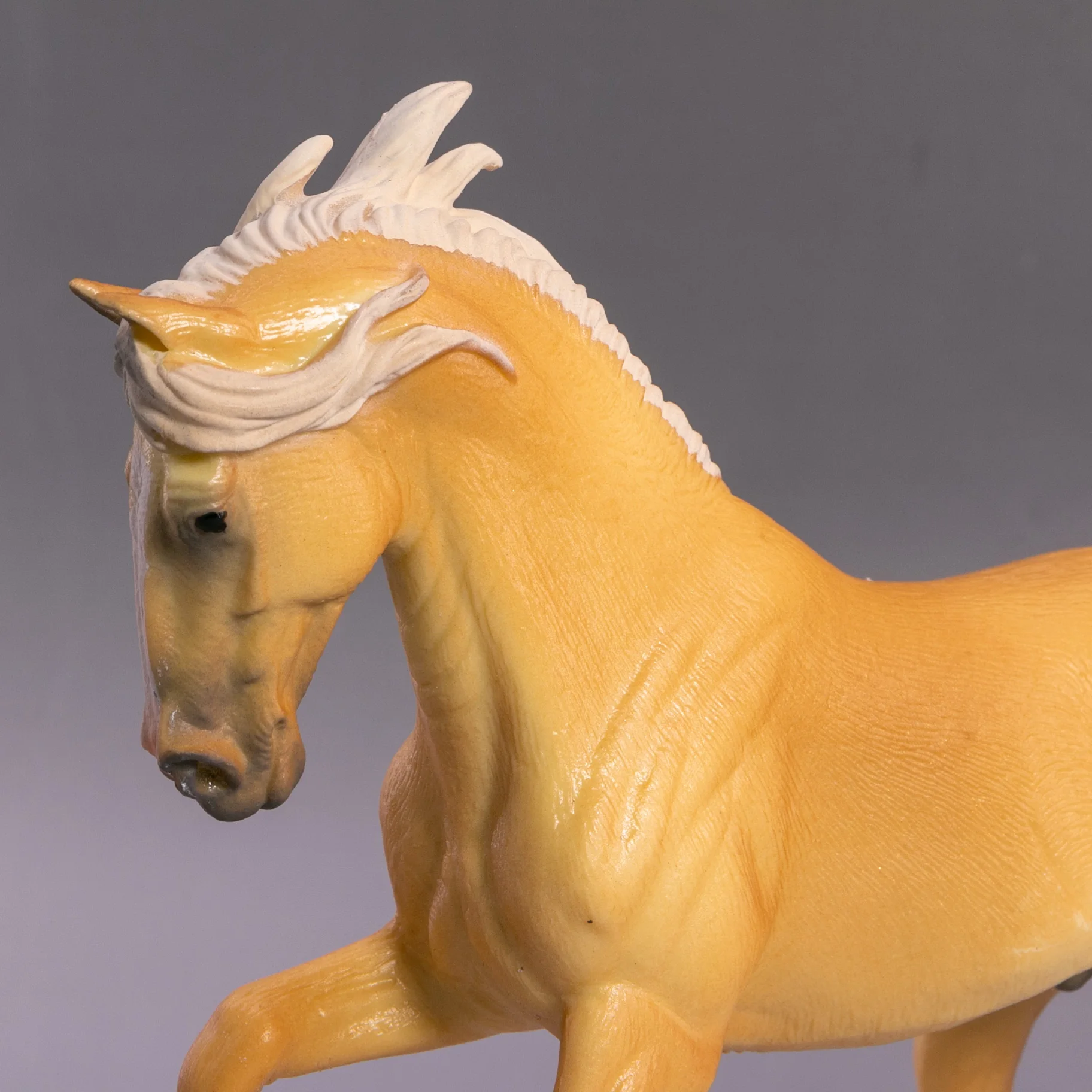 2023 CollectA Horse Country Farm Animals Andalusian Stallion Palomino 1:20 PVC Figure Model Toys for Boys and Girls #88984